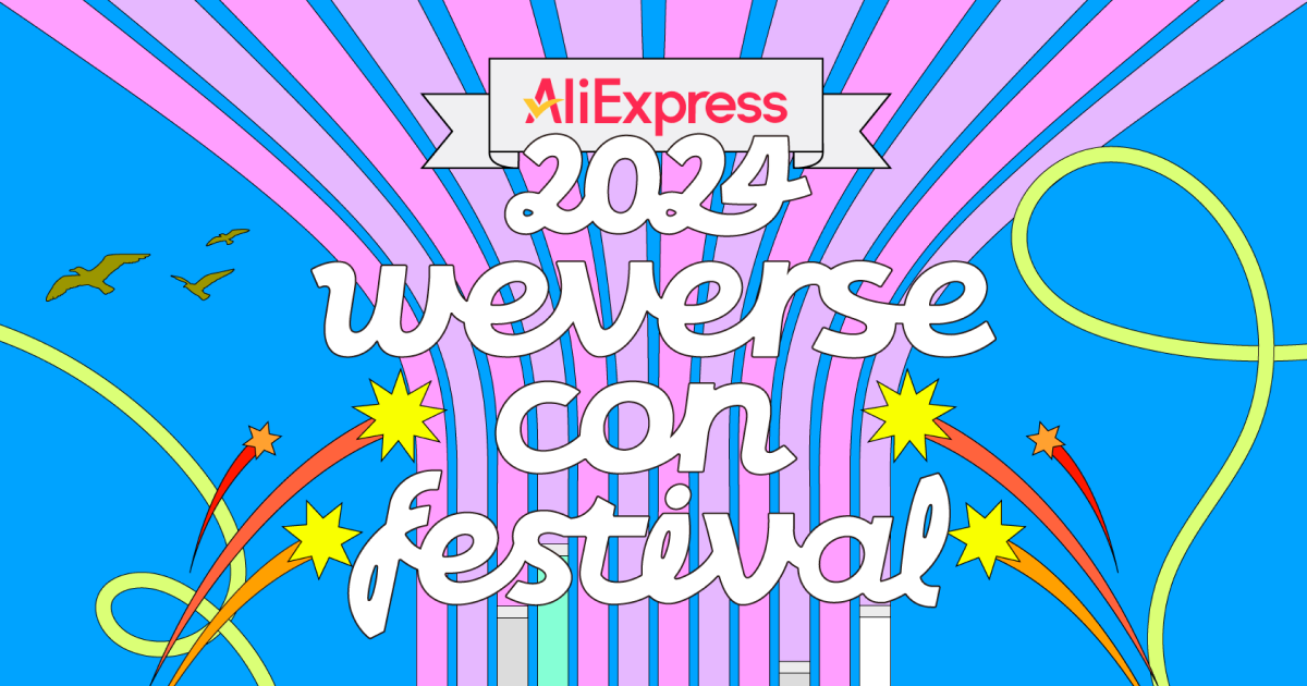 AliExpress 2024 Weverse Con Festival | 6月15日 ～ 16日